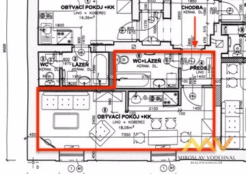 Pronájem bytu 1+kk, Hradec Králové - Nový Hradec Králové, Hlavní, 25 m2