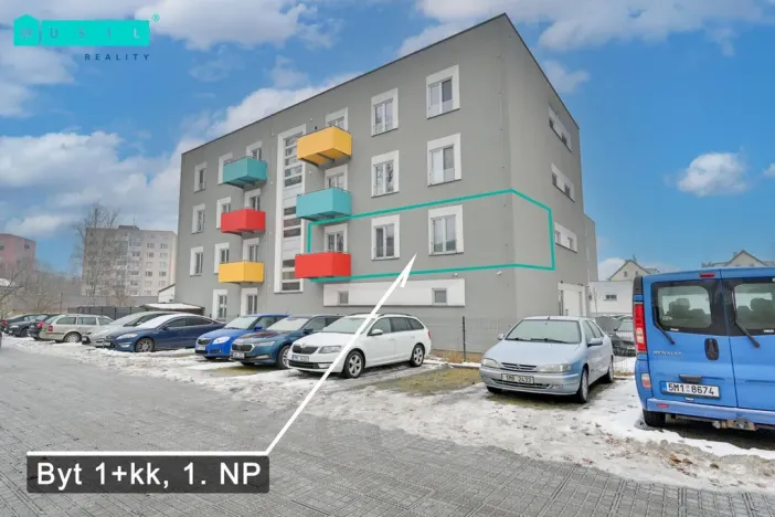Pronájem bytu 1+kk, Šumperk, Bludovská, 37 m2