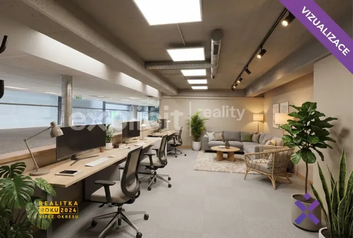 Pronájem kanceláře, Zlín, Dlouhá, 158 m2