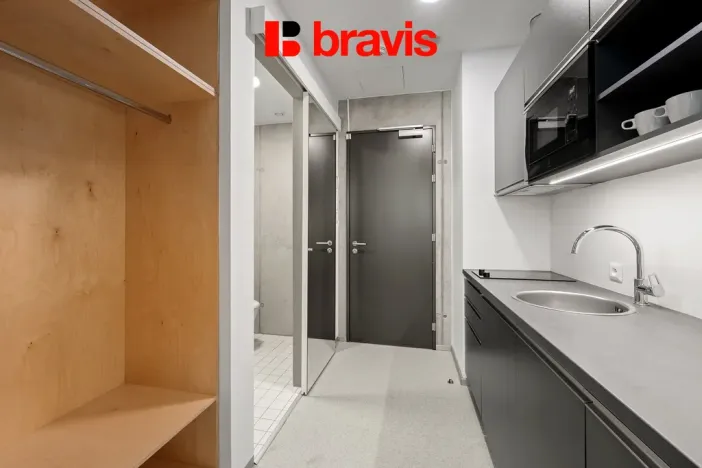 Pronájem bytu 1+kk, Brno - Trnitá, Dornych, 22 m2