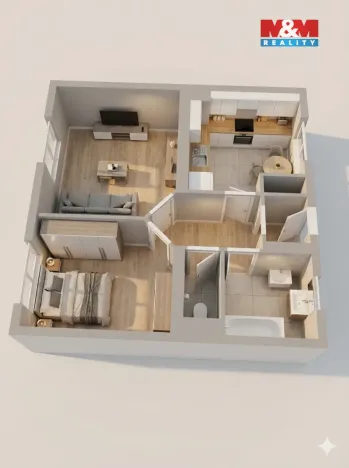 Pronájem bytu 2+1, Dobruška, Fr. Kupky, 50 m2