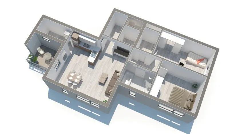 Prodej bytu 3+kk, Tábor - Čekanice, Fibichova, 94 m2