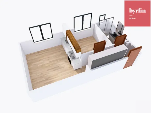 Pronájem bytu 2+kk, Opava, Těšínská, 36 m2