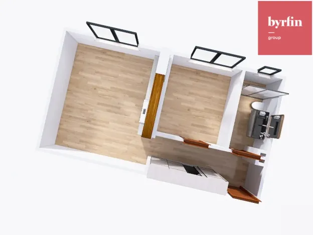 Pronájem bytu 2+kk, Opava, Těšínská, 36 m2