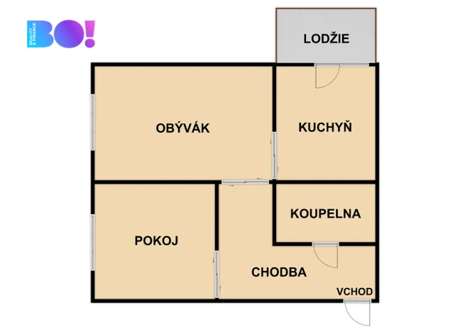 Prodej bytu 2+1, Ostrava, Svojsíkova, 44 m2