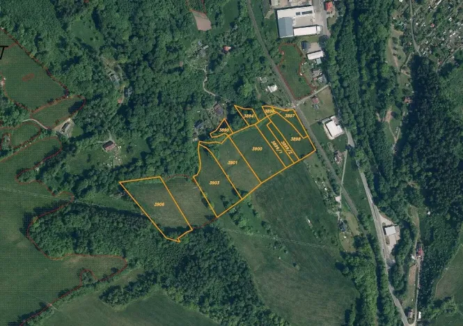 Prodej pole, Semily, 34107 m2