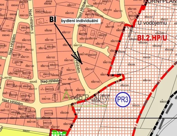 Prodej komerčního pozemku, Horní Planá, 723 m2