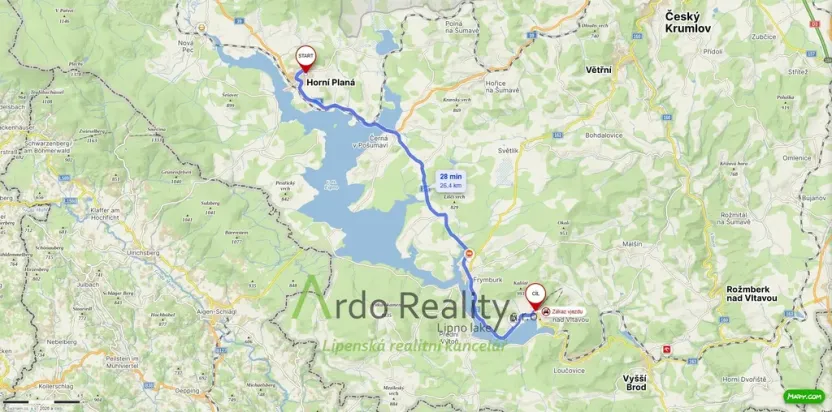 Prodej komerčního pozemku, Horní Planá, 723 m2