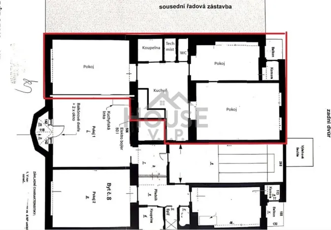 Prodej bytu 3+1, Praha, Novákových, 84 m2