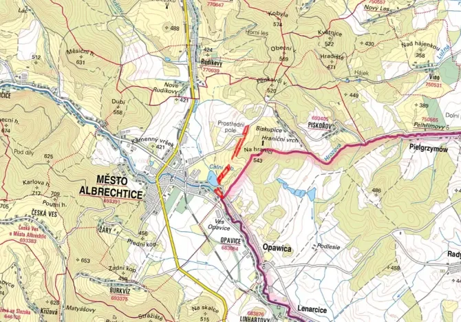 Prodej louky, Město Albrechtice, 64132 m2