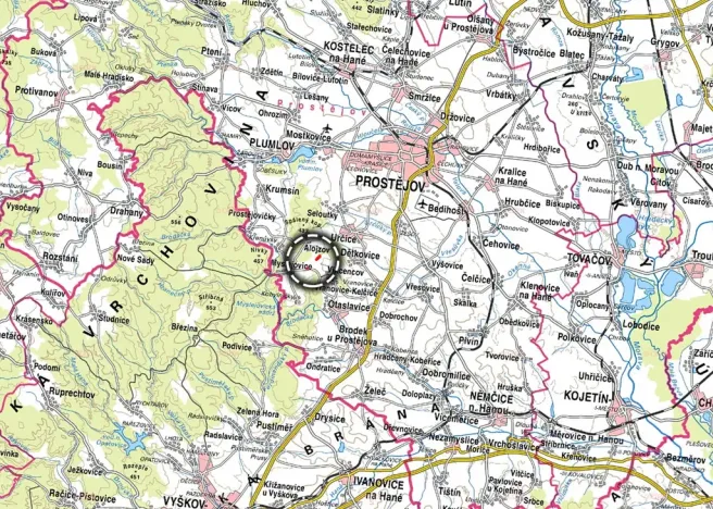 Prodej podílu pole, Určice, 6296 m2