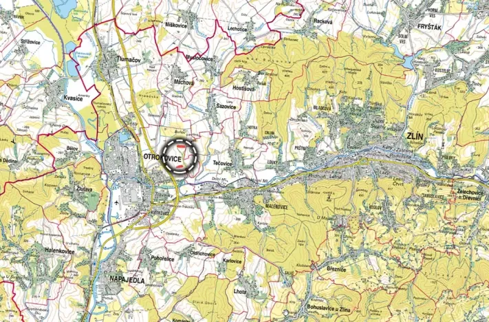 Prodej pole, Otrokovice, 11441 m2