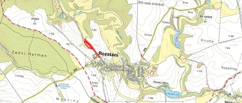 Prodej pole, Rozstání, 12505 m2