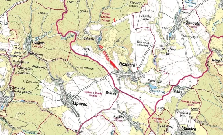 Prodej pole, Rozstání, 48460 m2