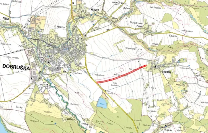 Prodej pole, Dobruška, 45446 m2