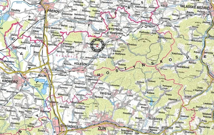 Prodej pole, Bystřice pod Hostýnem, 7364 m2