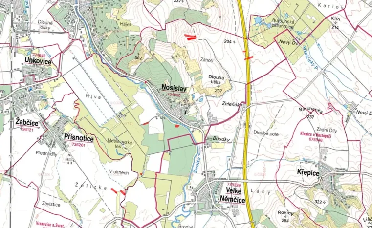 Prodej pole, Nosislav, 10269 m2