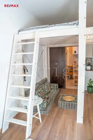 Prodej bytu 1+kk, Líšnice, Spálený Mlýn, 25 m2