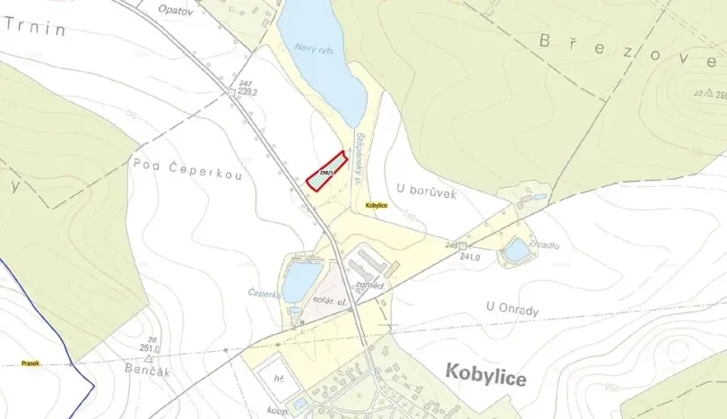 Prodej louky, Kobylice, 3179 m2