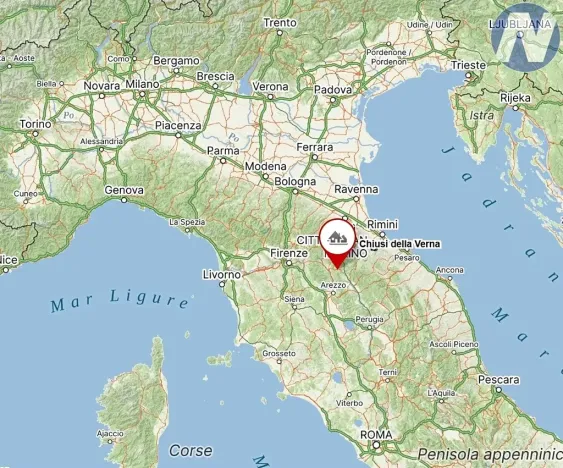 Prodej vily, Chiusi della Verna, Itálie, 420 m2