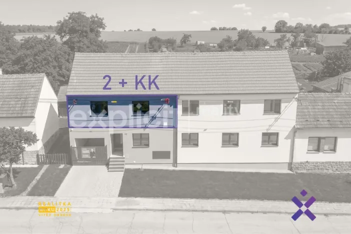 Prodej bytu 2+kk, Nezdenice, 49 m2