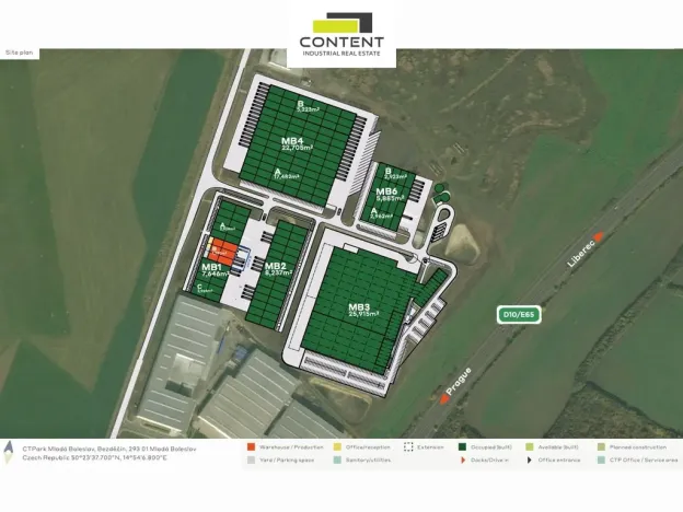 Pronájem skladu, Mladá Boleslav - Bezděčín, 1790 m2