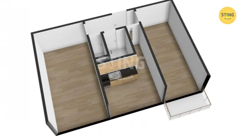 Prodej bytu 2+1, Jihlava, U Hřbitova, 57 m2