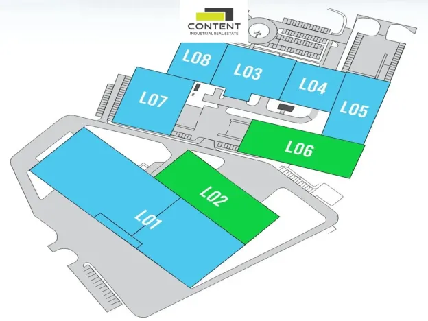 Pronájem skladu, Lovosice, Průmyslová, 4219 m2