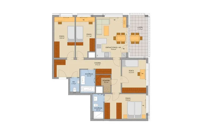 Prodej bytu 5+kk, Praha, Svitákova, 112 m2