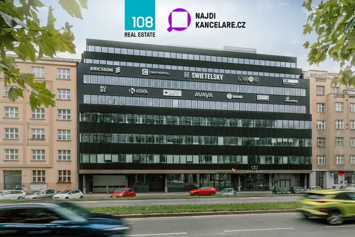 Pronájem kanceláře, Praha - Karlín, Sokolovská, 635 m2