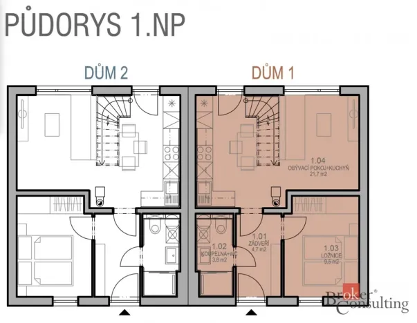 Prodej rodinného domu, Dlouhá Ves, 69 m2