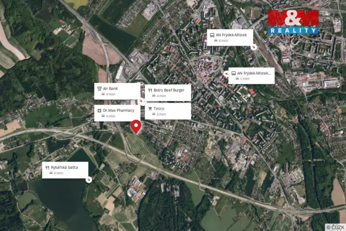 Prodej zahrady, Frýdek-Místek - Místek, 439 m2