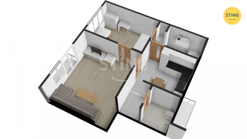 Prodej bytu 2+1, Ostrava - Hrabůvka, 66 m2