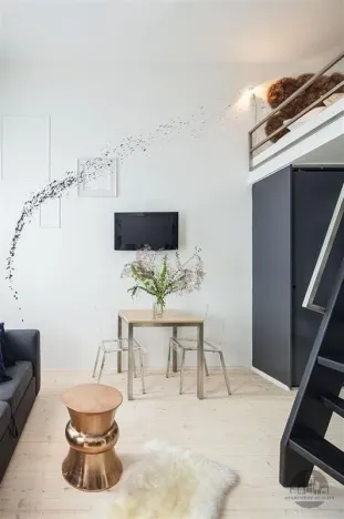 Pronájem bytu 1+kk, Praha - Košíře, Holečkova, 26 m2