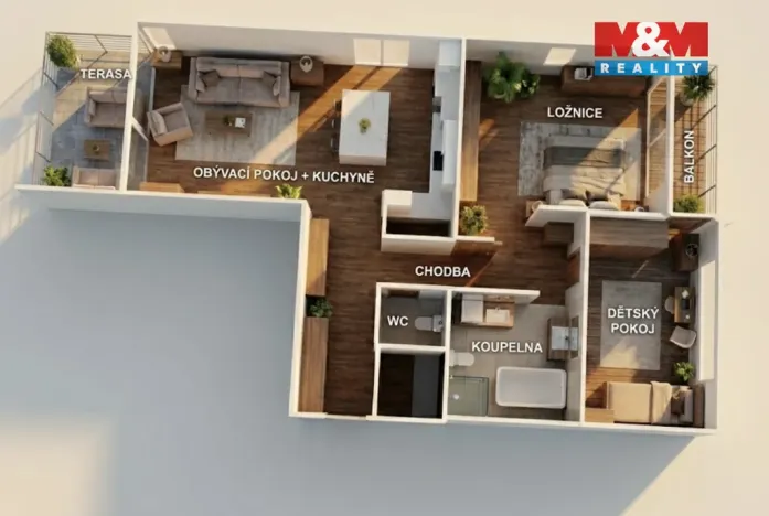 Prodej bytu 3+kk, Praha - Hrdlořezy, Nad Smetankou, 97 m2