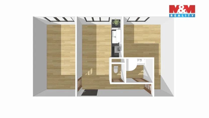 Pronájem bytu 3+kk, Milevsko, Čs. armády, 65 m2