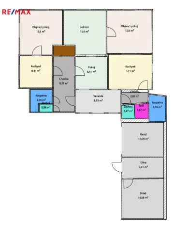 Prodej rodinného domu, Vysoké Veselí, 9. května, 86 m2