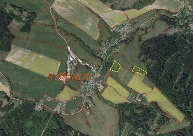 Prodej pole, Syřenov, 14397 m2