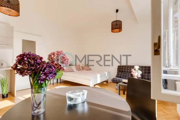 Pronájem bytu 1+kk, Praha - Nusle, Svatoslavova, 27 m2