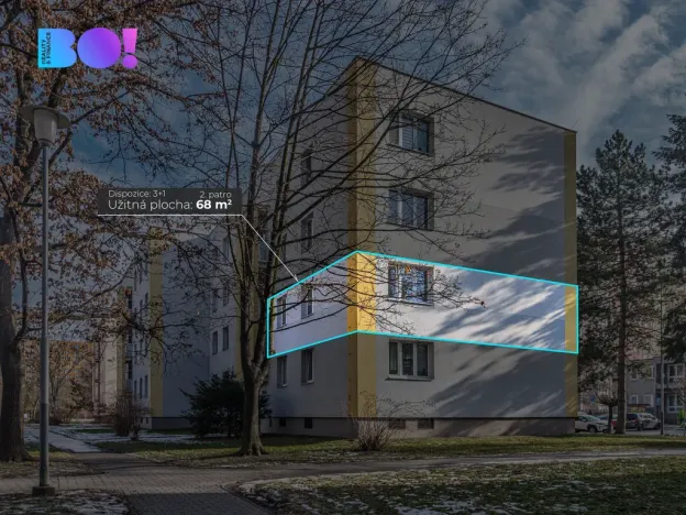 Prodej bytu 3+kk, Ostrava, Tlapákova, 68 m2