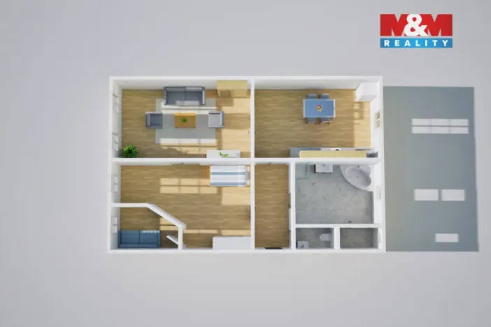 Prodej bytu 3+kk, Teplice, Duchcovská, 78 m2