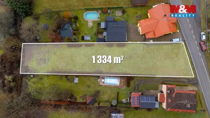 Prodej pozemku pro bydlení, Zásada, 1334 m2