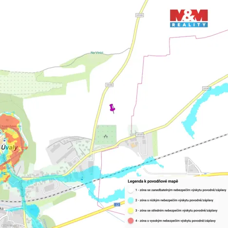 Prodej pole, Úvaly, 5001 m2