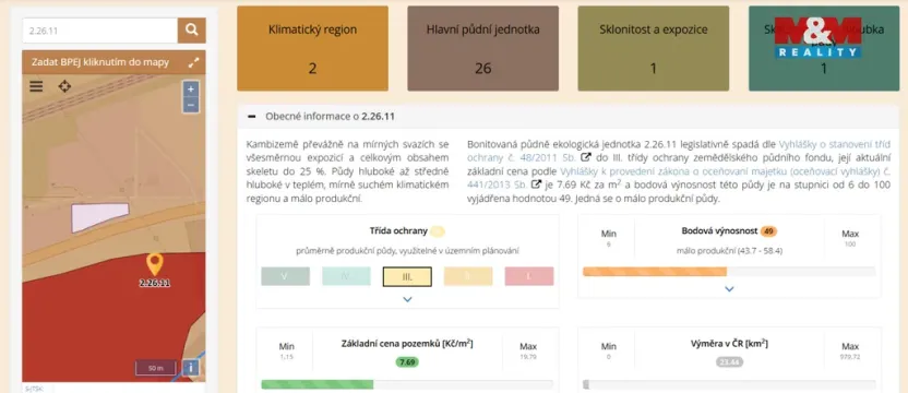 Prodej pole, Tuklaty, 11977 m2