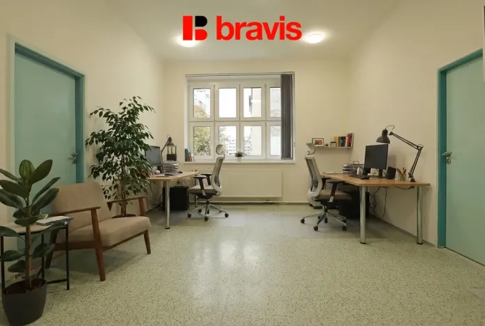 Pronájem kanceláře, Brno - Veveří, Lidická, 120 m2