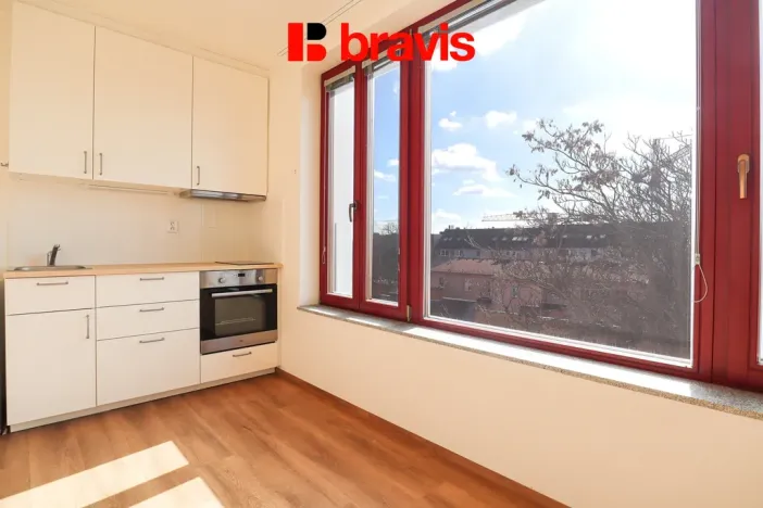 Pronájem bytu 1+kk, Brno, Francouzská, 22 m2