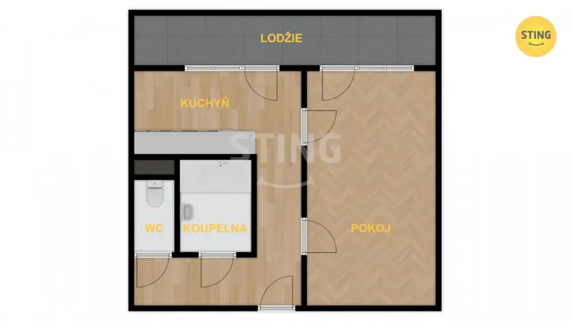 Prodej bytu 1+1, Brno, Foerstrova, 42 m2