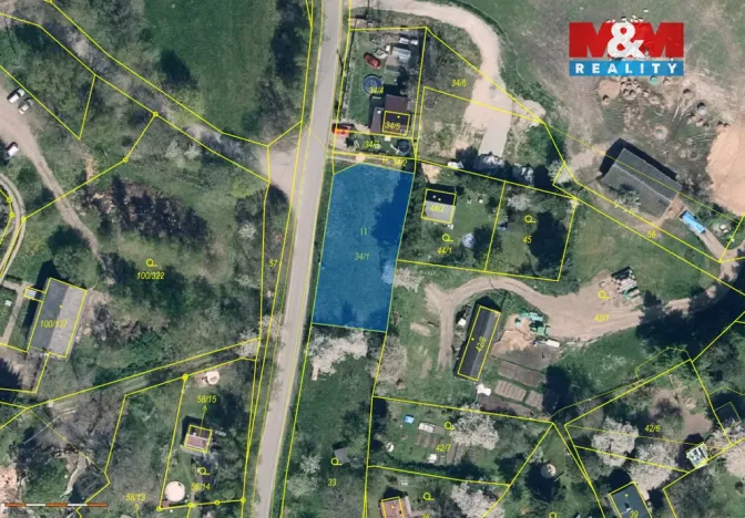 Prodej zahrady, Stružnice - Bořetín, 725 m2