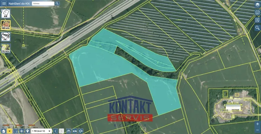 Prodej komerčního pozemku, Úsilné, 5515 m2