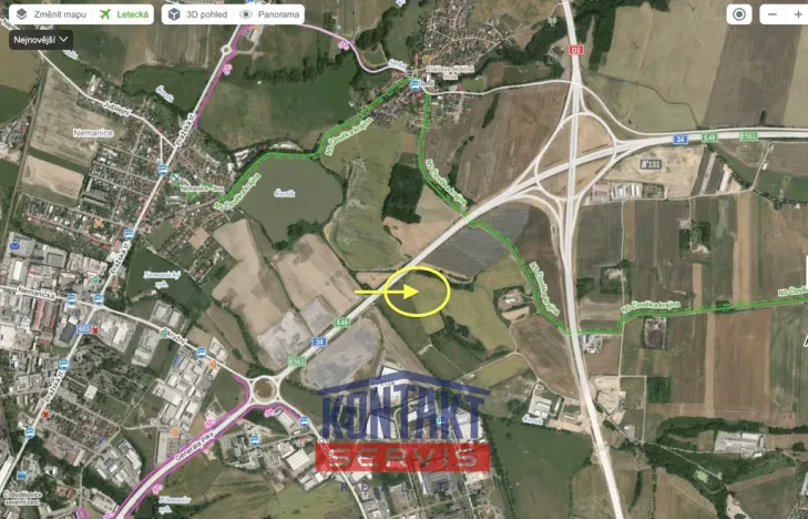 Prodej komerčního pozemku, Úsilné, 5515 m2